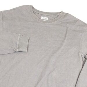 Duluth Trading Co Longtail T Mens XL Gray Long Sleeve 100% Cotton Shirt 0299